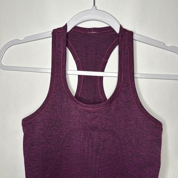 Lululemon Swiftly Tech Racerback Tank Top Purple Women’s sz 2 - Picture 2 of 6